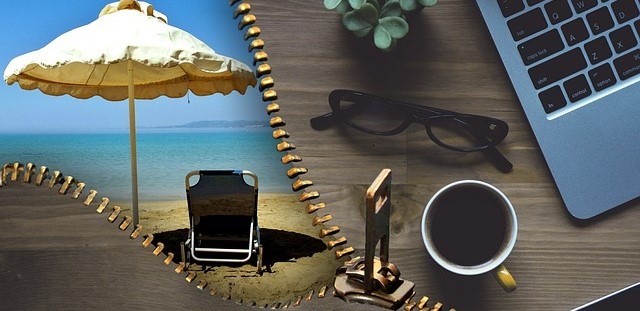 arbeiten im Urlaub
