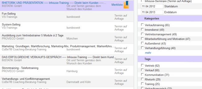 fortbildung