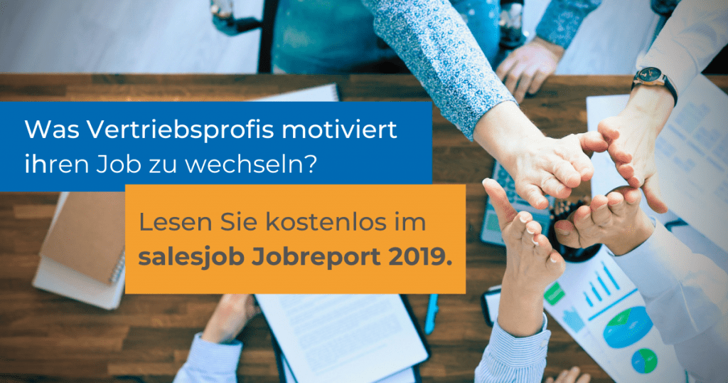 Teaser_salesjob Studien: Jobreport 2019